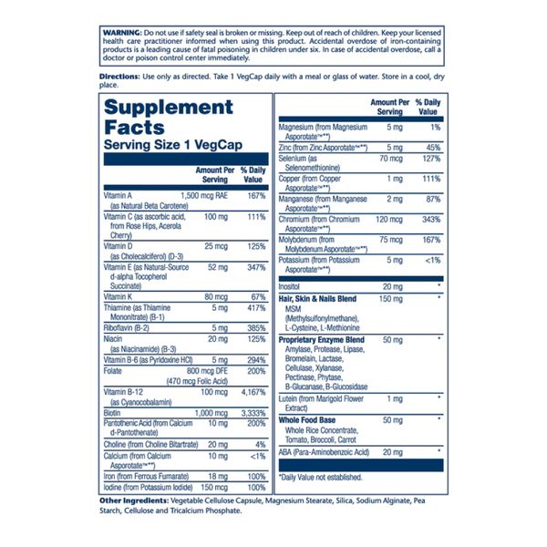 Once Daily Woman Multi-Vitamin - 90 vcaps 2023-10-2419 фото