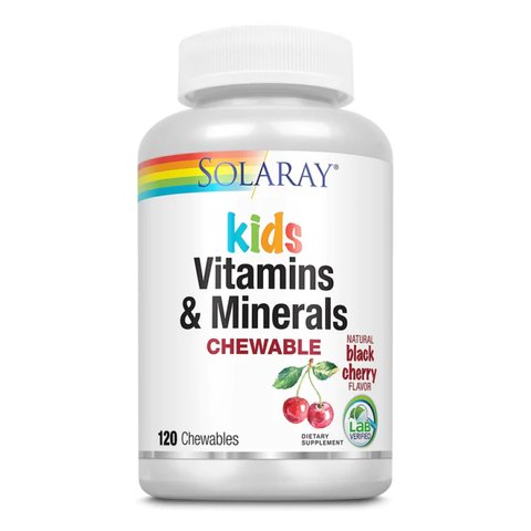 Kids Vitamins & Minerals - 120 chewables Black Cherry 2022-10-1788 фото