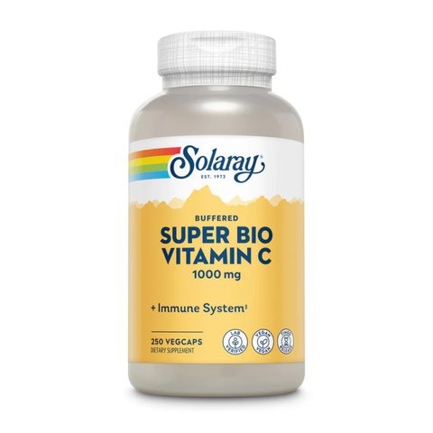 Super Bio Vitamin C 1000mg - 250 vcaps 2023-10-2392 фото