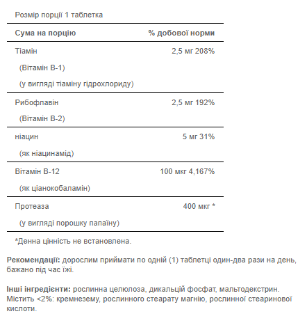 B-Complex B-12 - 90tabs 100-96-8182473-20 фото