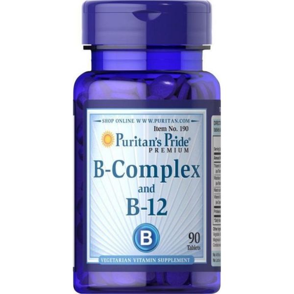 B-Complex B-12 - 90tabs 100-96-8182473-20 фото