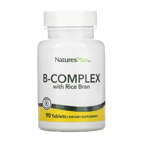 B-Complex with Rice Bran - 90 tabs 2023-10-2359 фото