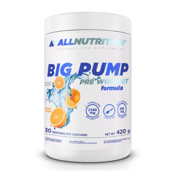 Big Pump Pre Workaut Formula - 420g Orange 2022-09-0460 фото