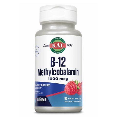 B12 Methylcobalamin 1000mcg - 60 tabs Berry 2022-10-1011 фото