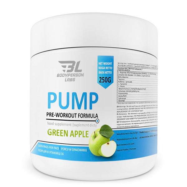 Pre-Workout Formula - 250g Green apple 100-27-8925852-20 фото