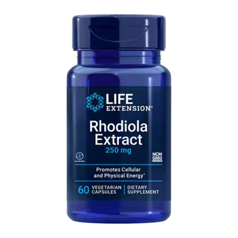 Rhodiola Extract 250mg - 60 veg caps 2023-10-2655 фото