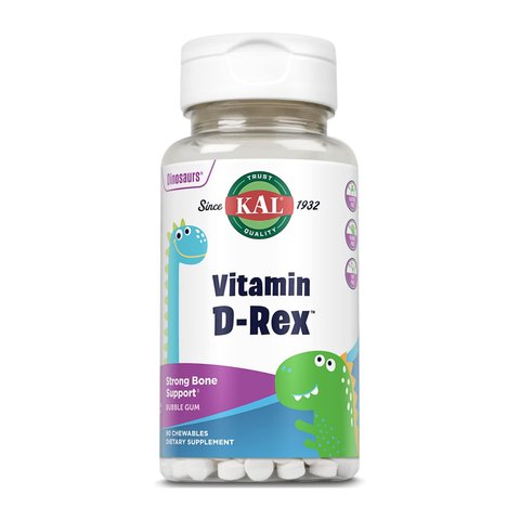 Vitamin D-Rex 10mcg - 90 сhewable Bubble Gum 2023-10-2156 фото