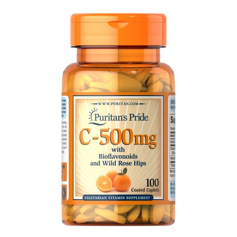 Vitamin C-500 mg with Bioflavonoids and Rose Hips - 100 Caps 100-60-5550063-20 фото