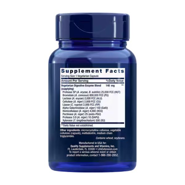 Enhanced Super Digestive Enzymes - 60 veg caps 2023-10-2659 фото