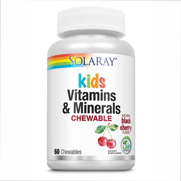 Children's Vitamins & Minerals Chewable - 60 vcaps Black Cherry 2022-10-1017 фото