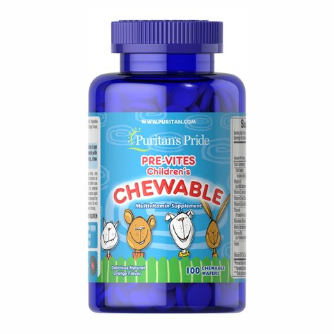 Pre-Vites Children's Multivitamin - 100 Chewables 100-73-1825851-20 фото