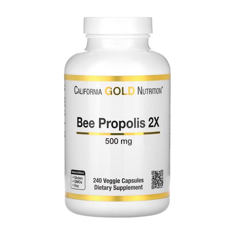 Bee Propolis 2X 500mg - 240 caps 2023-10-2769 фото